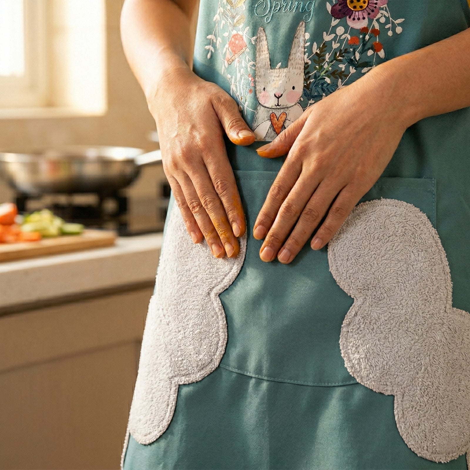 Cute Bear Kitchen Apron — 100% Waterproof, Washable & Way Too Fun to Stay Out of the Kitchen